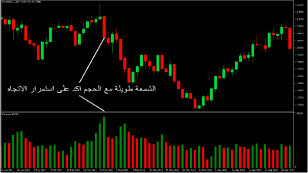 ارتفاع حجم التداول يؤكد استمرار الاتجاه الحالي
